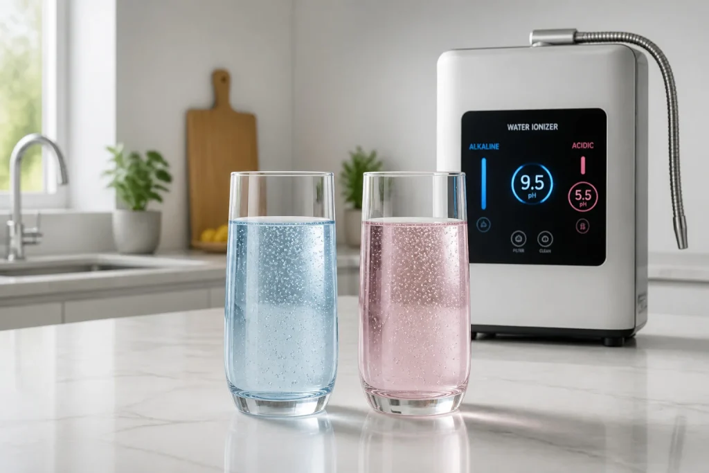 Ioniseur deau eau alcaline et acide